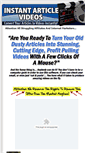 Mobile Screenshot of instantarticlevideos.com